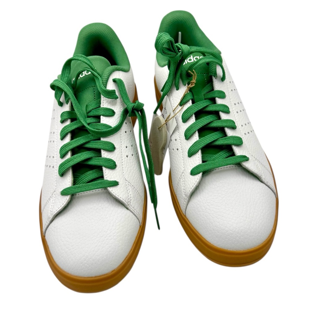 New in Original Box  Adidas Advantage 2.0 White and Green Sneakers IG9172